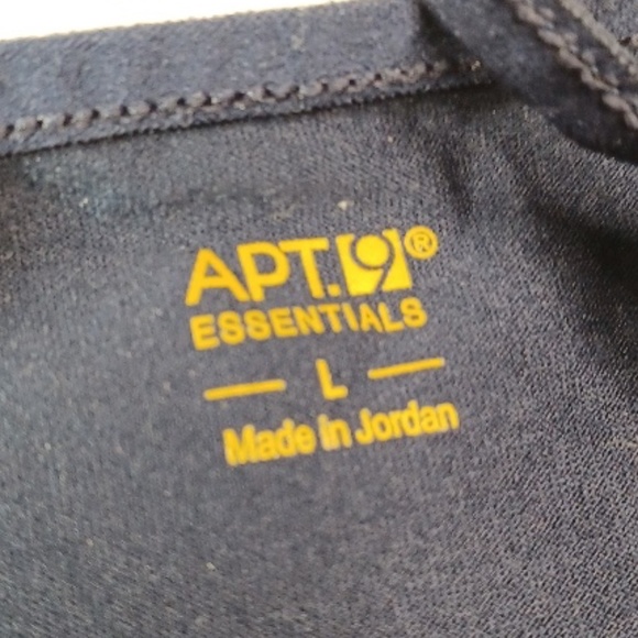 APT 9 Essentials. Floral Lace Jacquard Lace Cami Slip Top. Large. Dark Navy - Picture 12 of 14